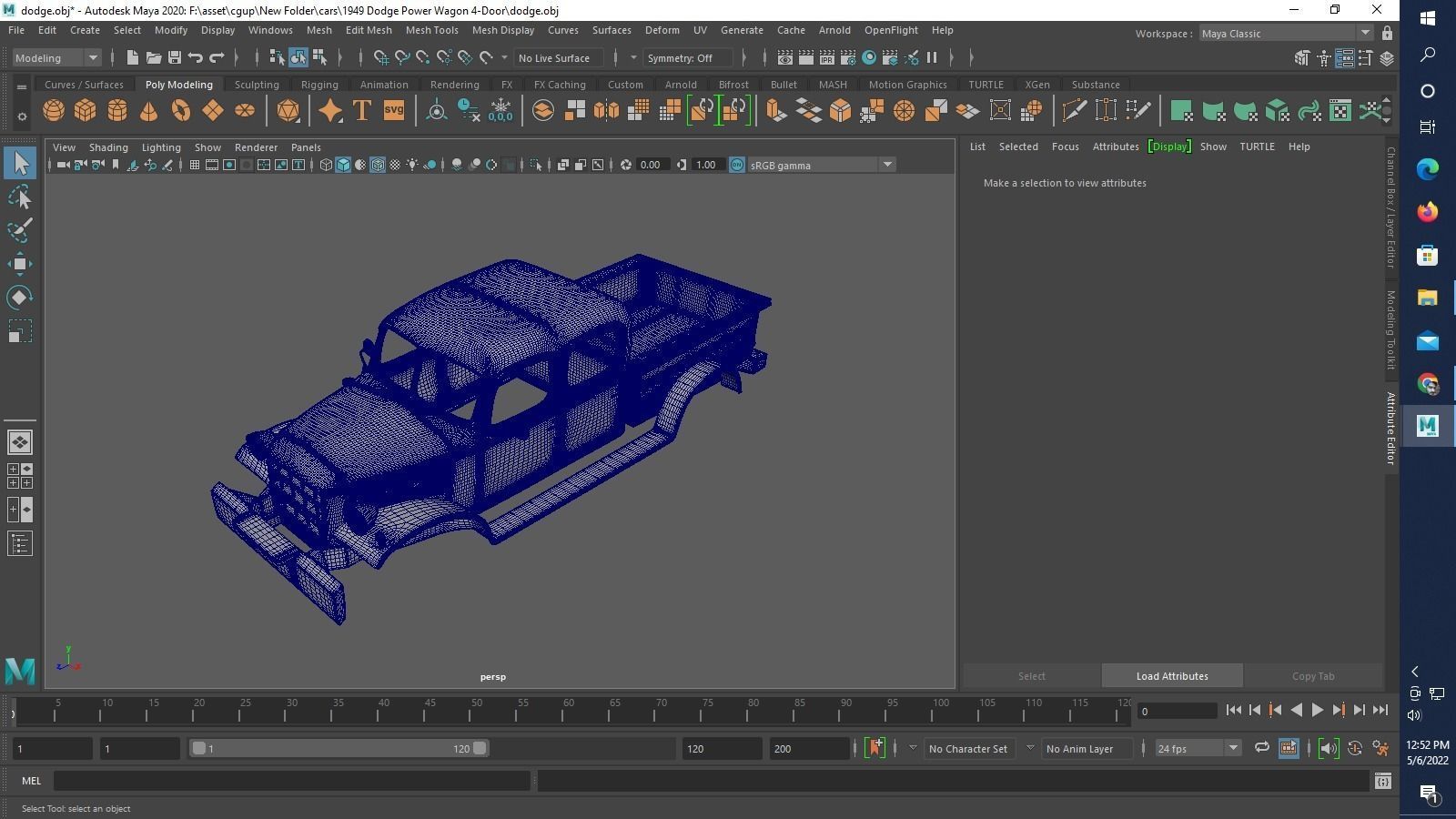 1949 Dodge Power Wagon 4-Door 3D print model_14