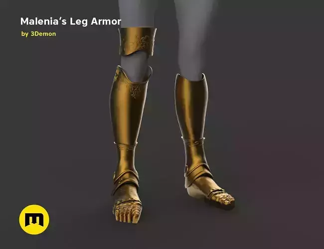 Malenias Leg Armor - Elden Ring 3D print model