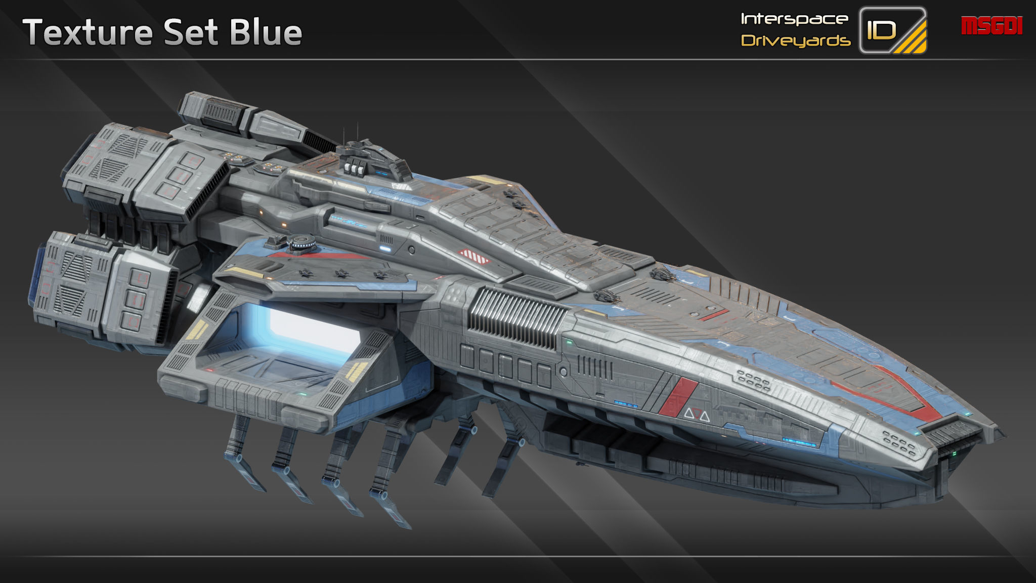 Dimitrius Class Carrier Low-poly 3D model_10