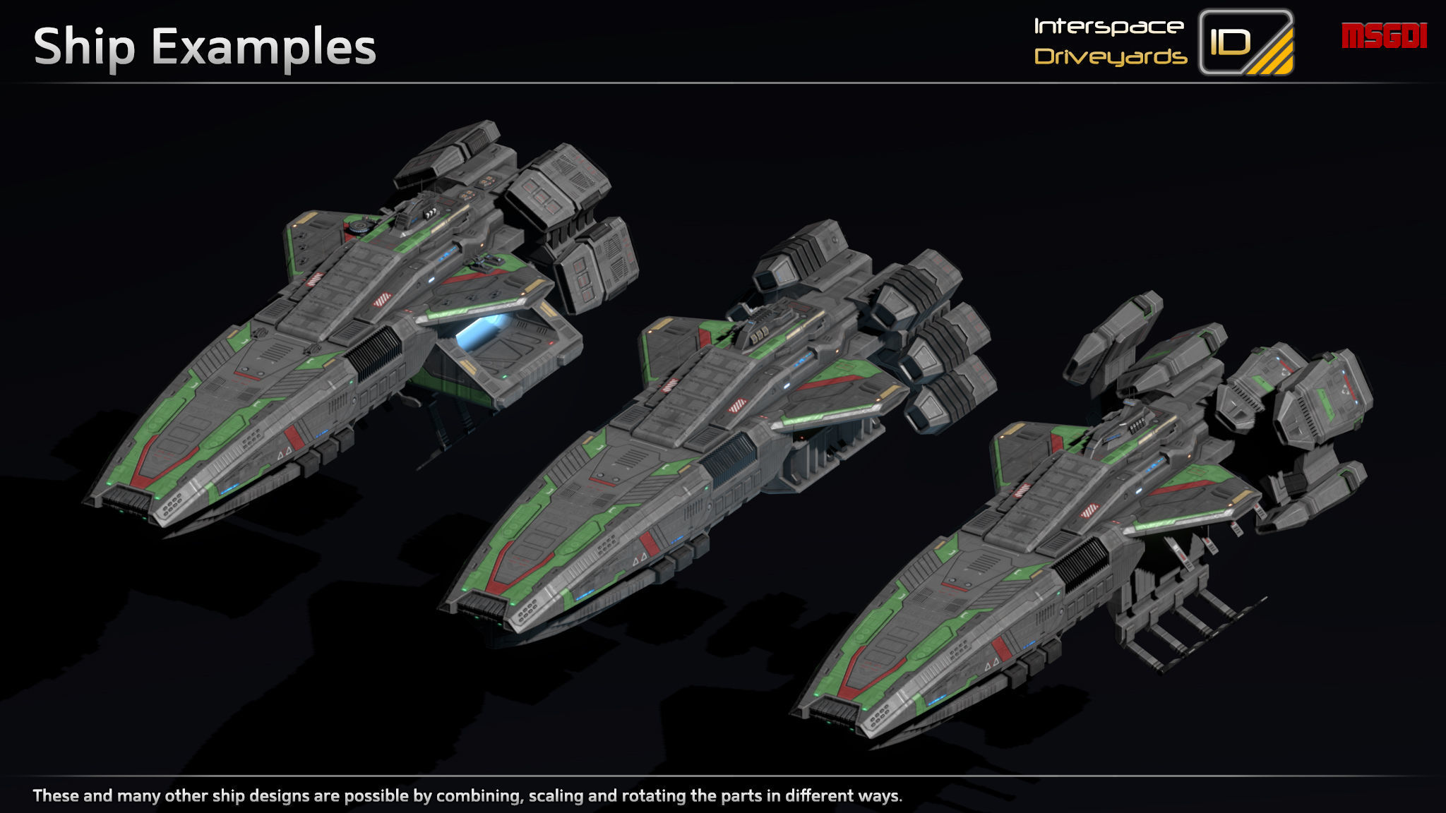 Dimitrius Class Carrier Low-poly 3D model_2