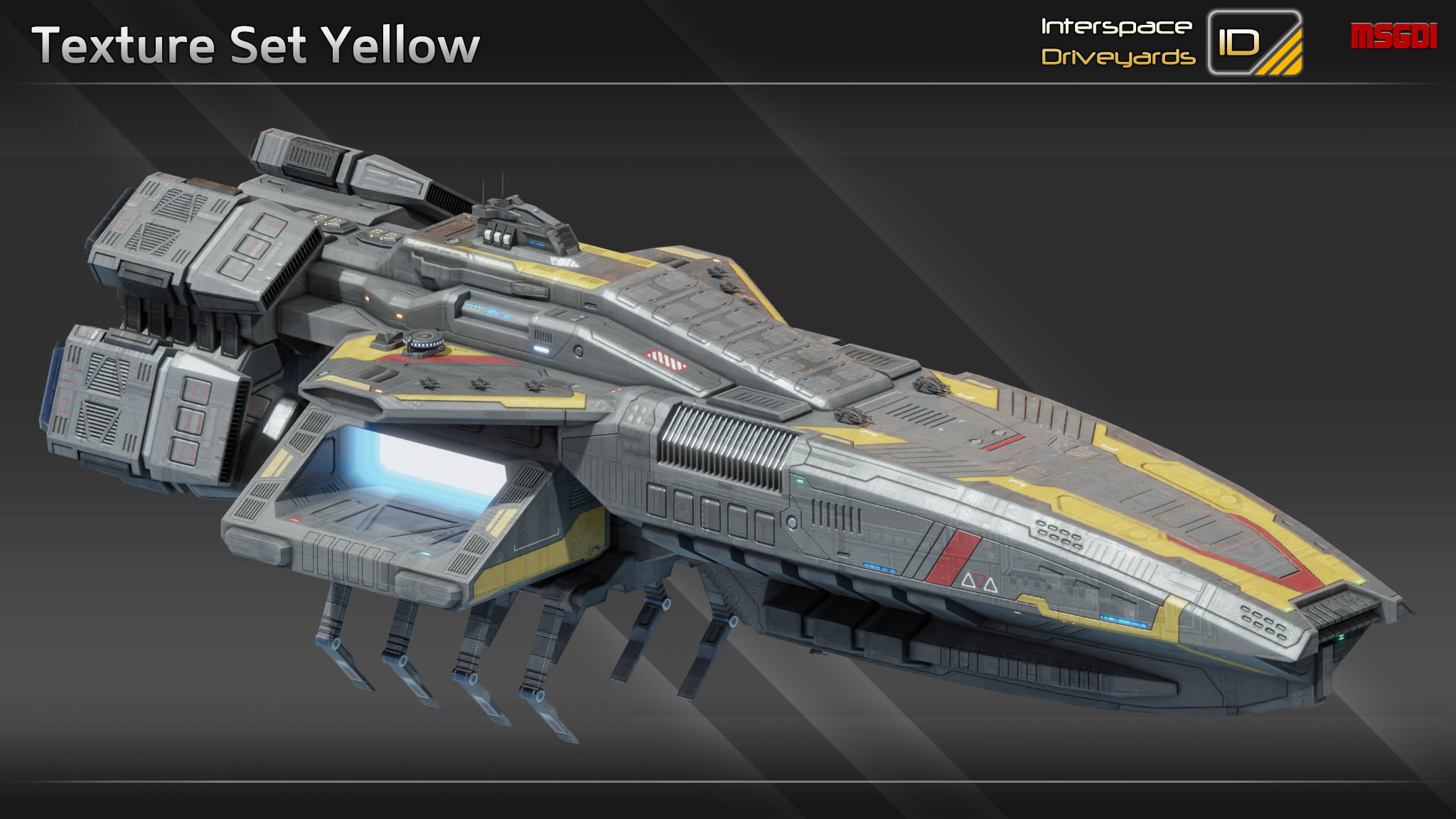 Dimitrius Class Carrier Low-poly 3D model_14