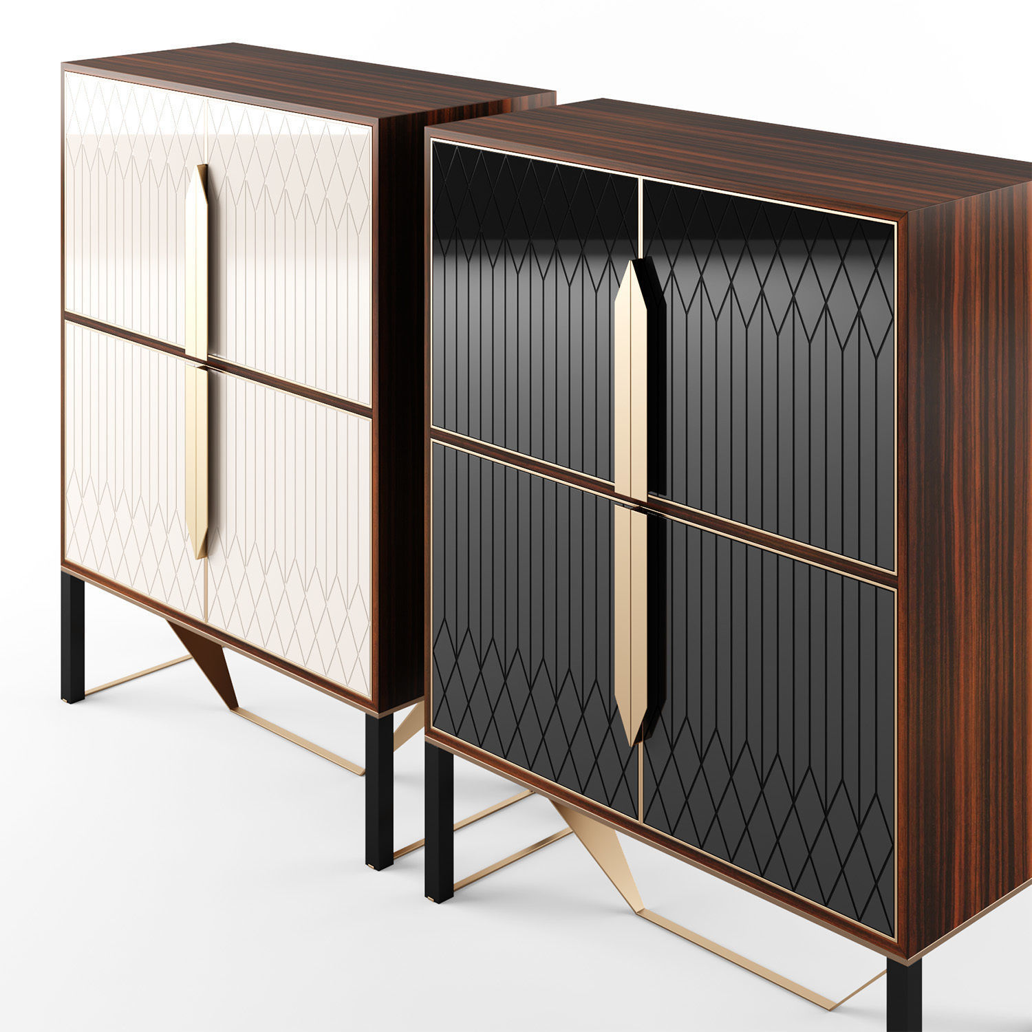 Capital Collection PRISMA Highboard 3D model_3