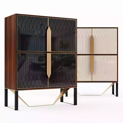 Capital Collection PRISMA Highboard 3D model