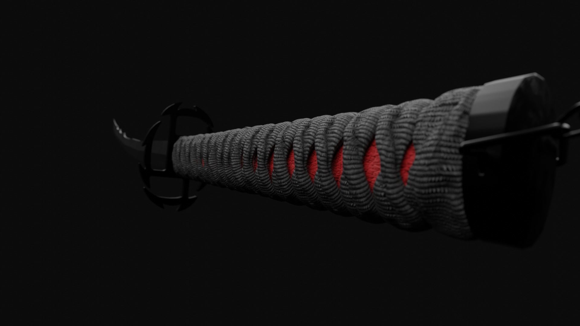 BLEACH Katana - Ichigo Zangetsu 3D model_3