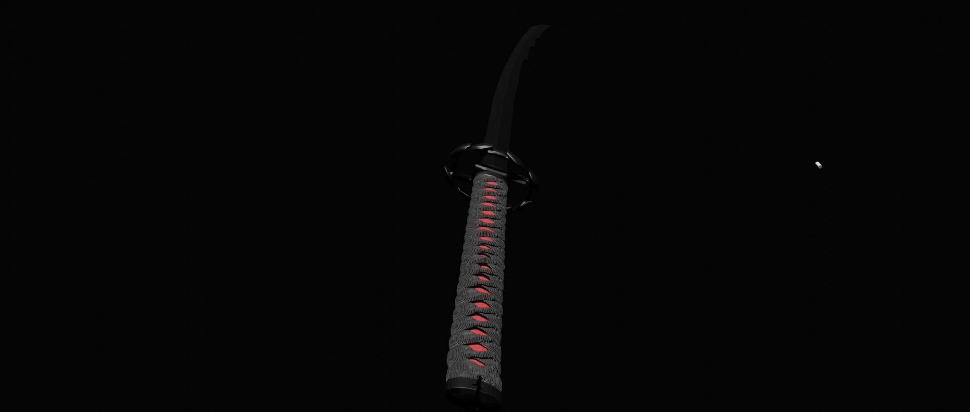 BLEACH Katana - Ichigo Zangetsu 3D model_14
