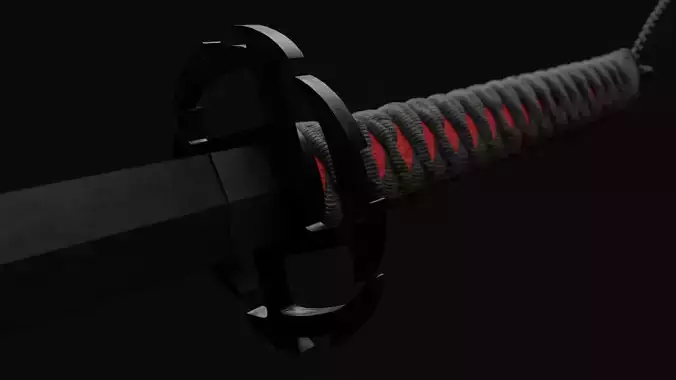 BLEACH Katana - Ichigo Zangetsu 3D model