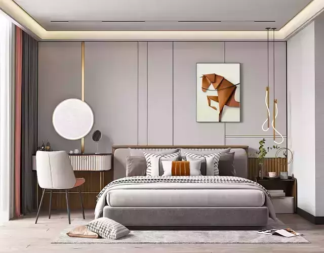 Contemporary Style Designer Bedroom