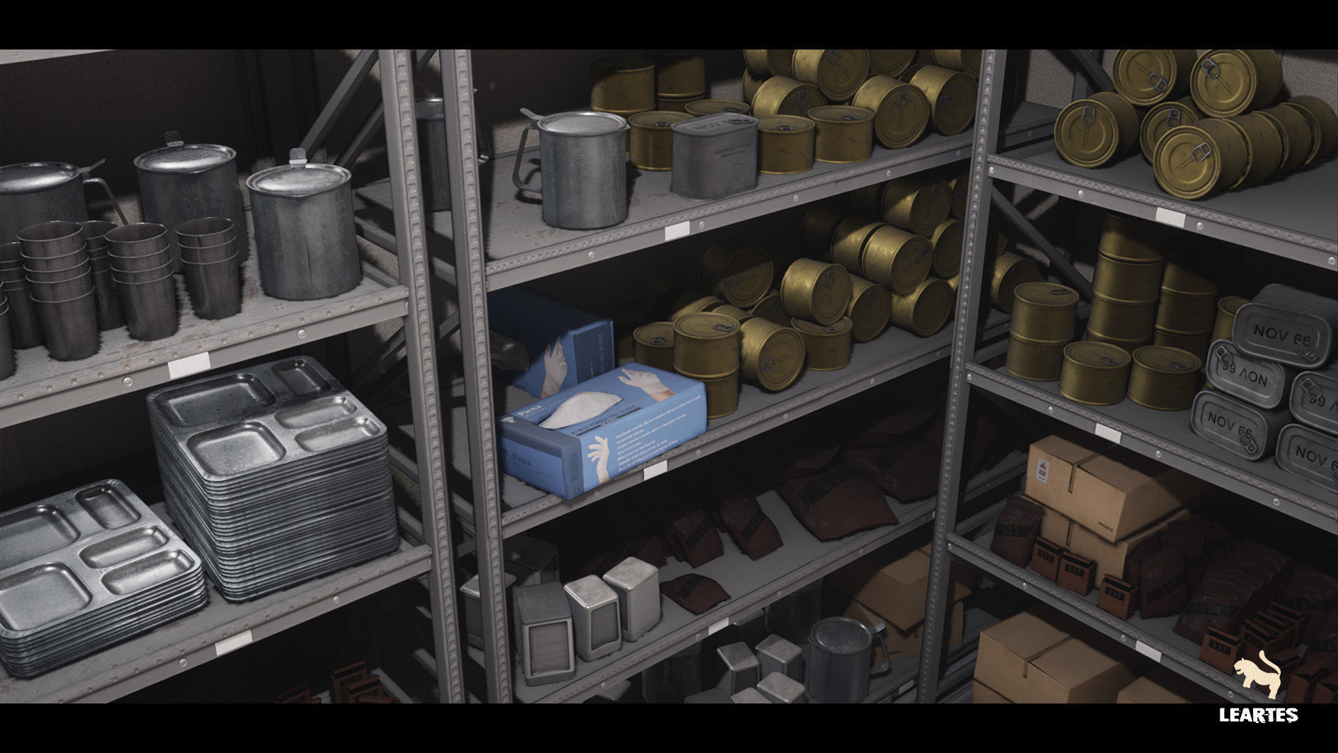 Military Base Megapack Low-poly 3D model_17