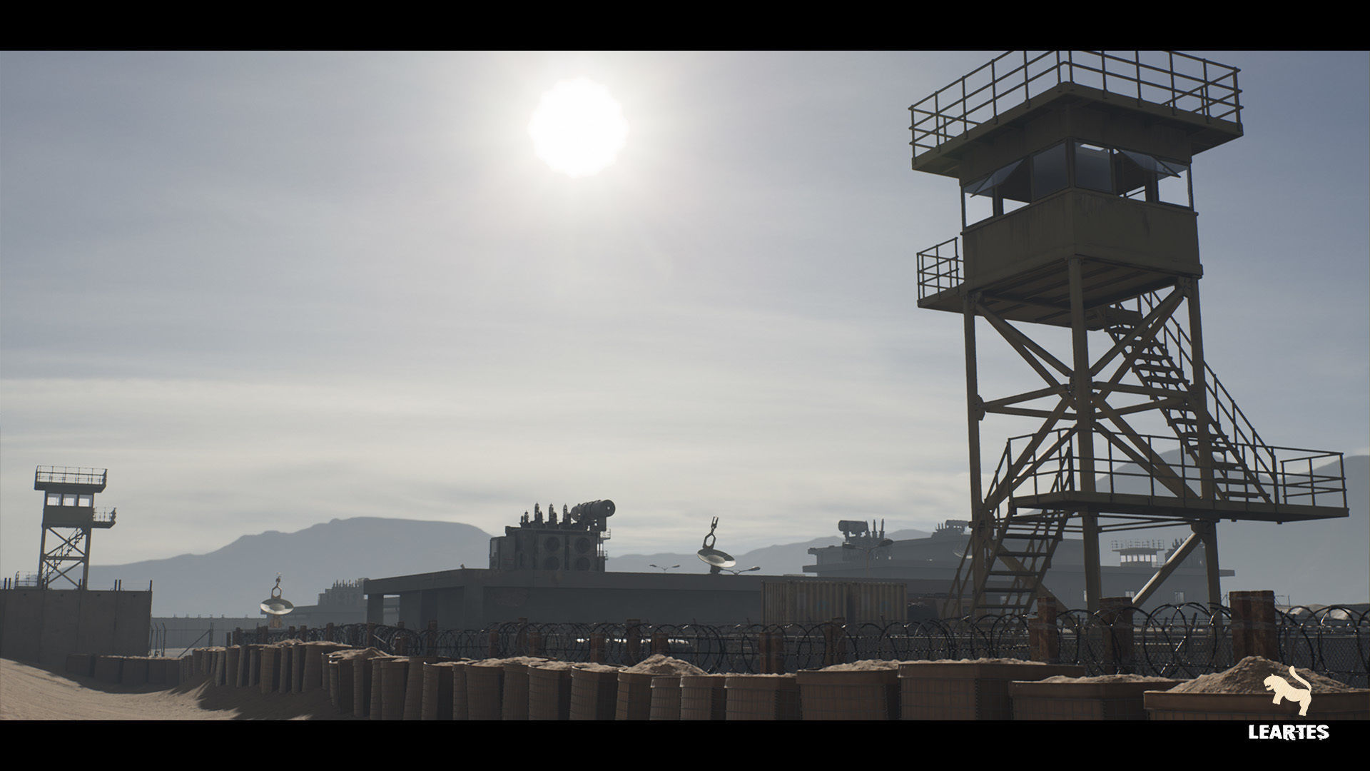 Military Base Megapack Low-poly 3D model_5