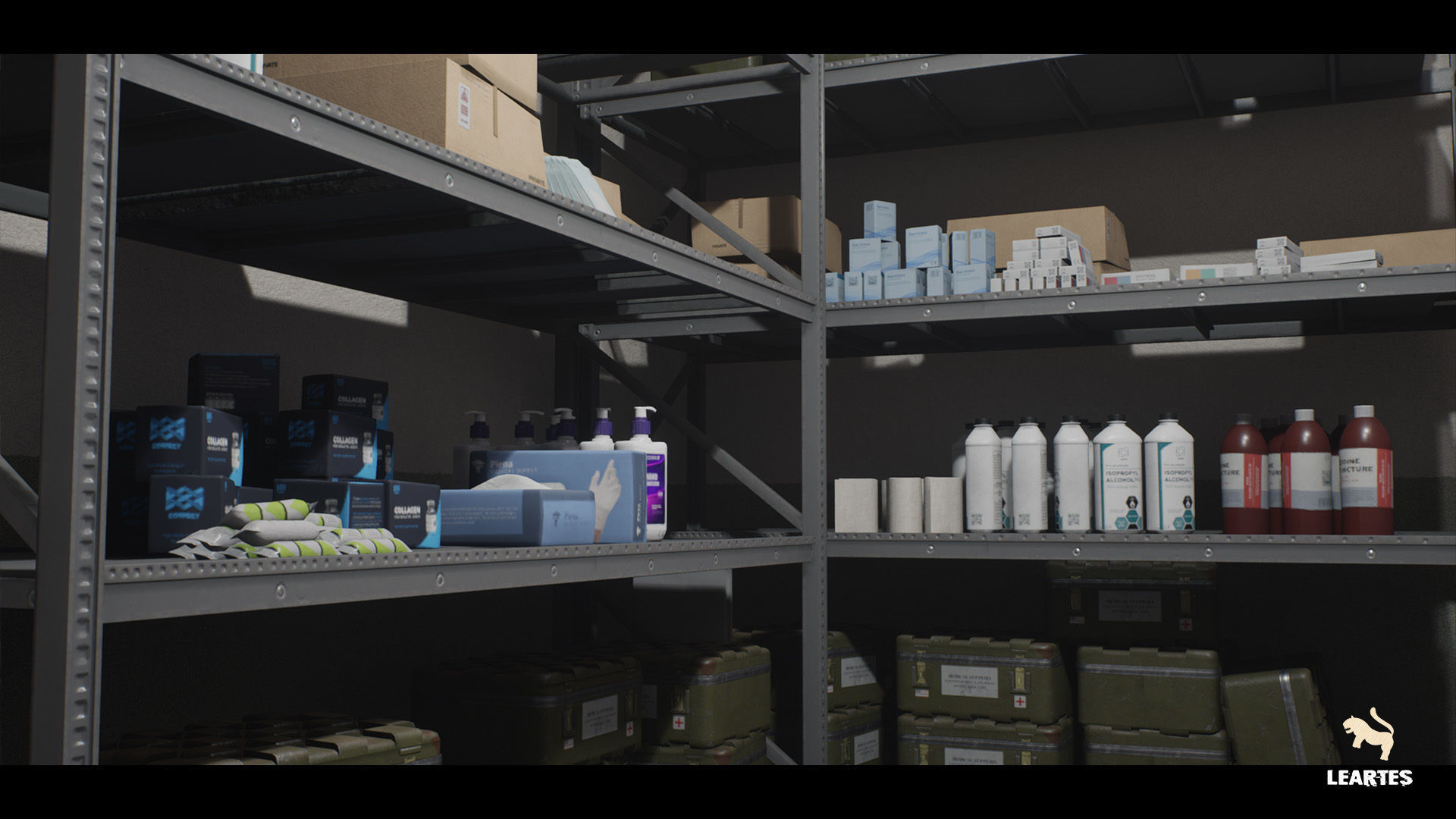 Military Base Megapack Low-poly 3D model_18