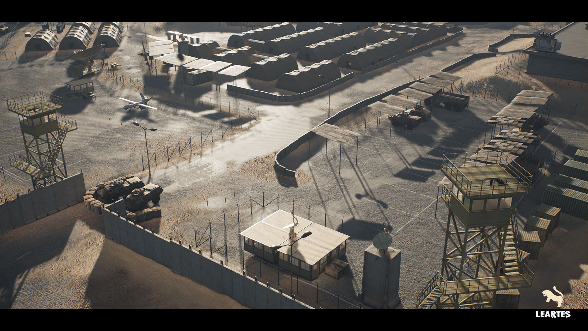 Military Base Megapack Low-poly 3D model_24