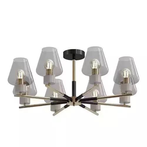 goreyn light chandelier - gold