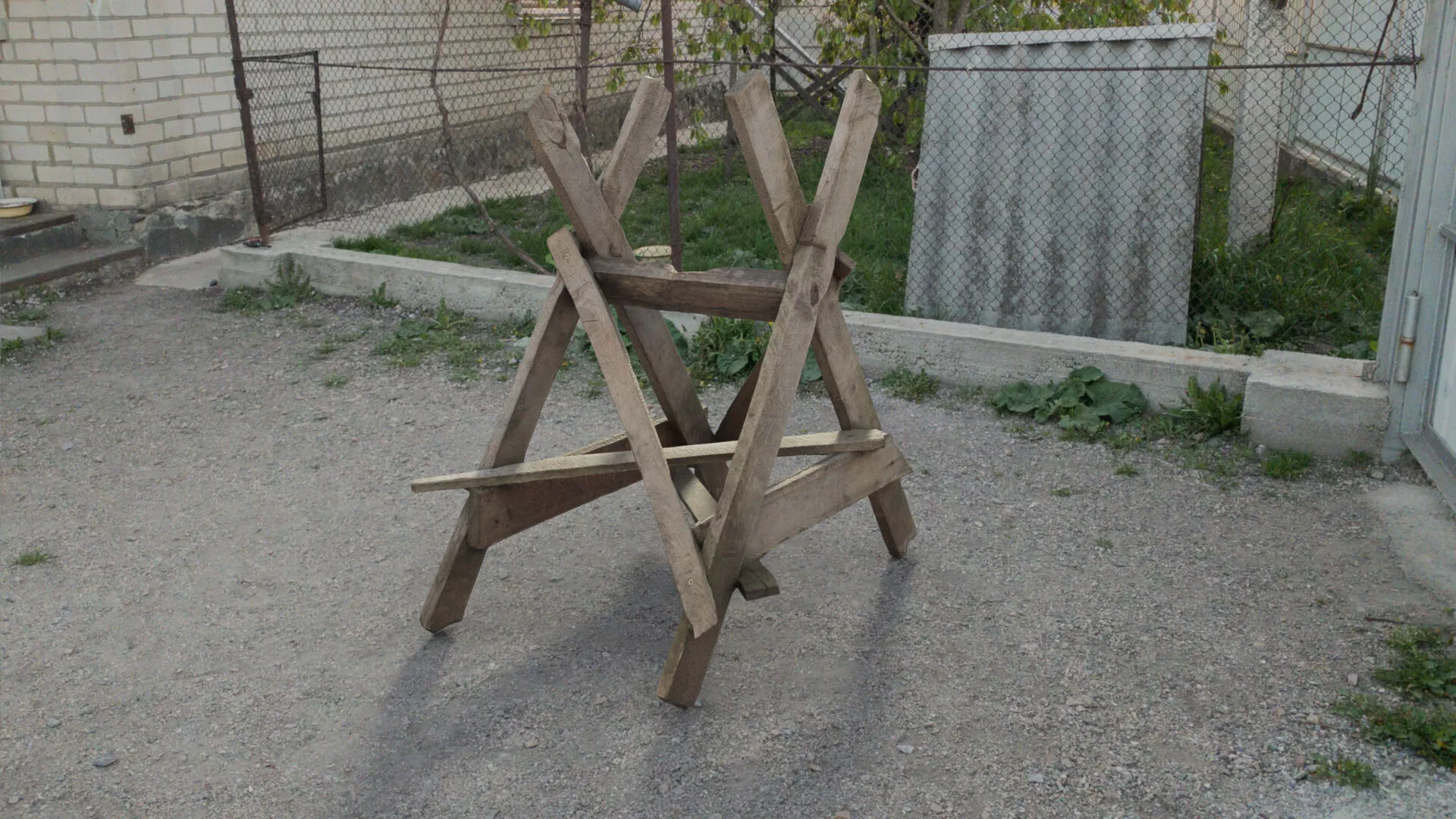 Stands for firewood Low-poly 3D model
