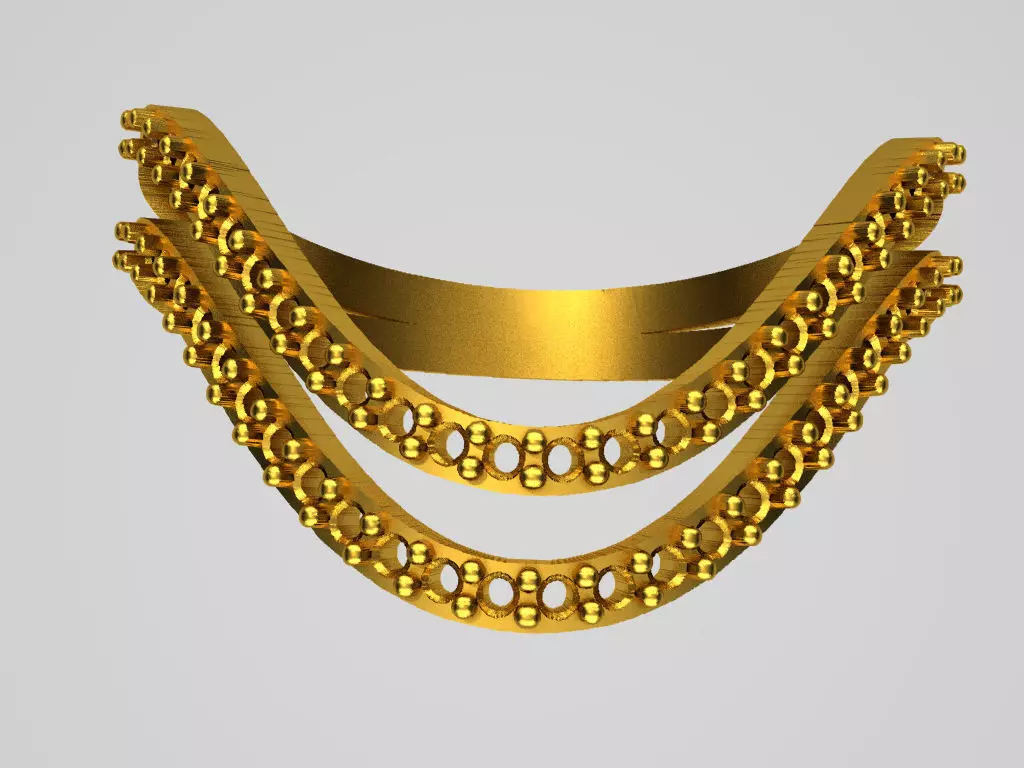 D013-TEL gold ring 3D print model_0