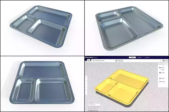 Divided Plate M06 - with STL