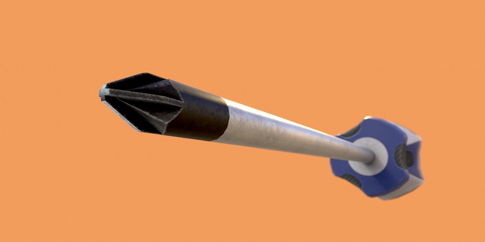 Screwdrivers fortnite weapon Low-poly 3D model_1