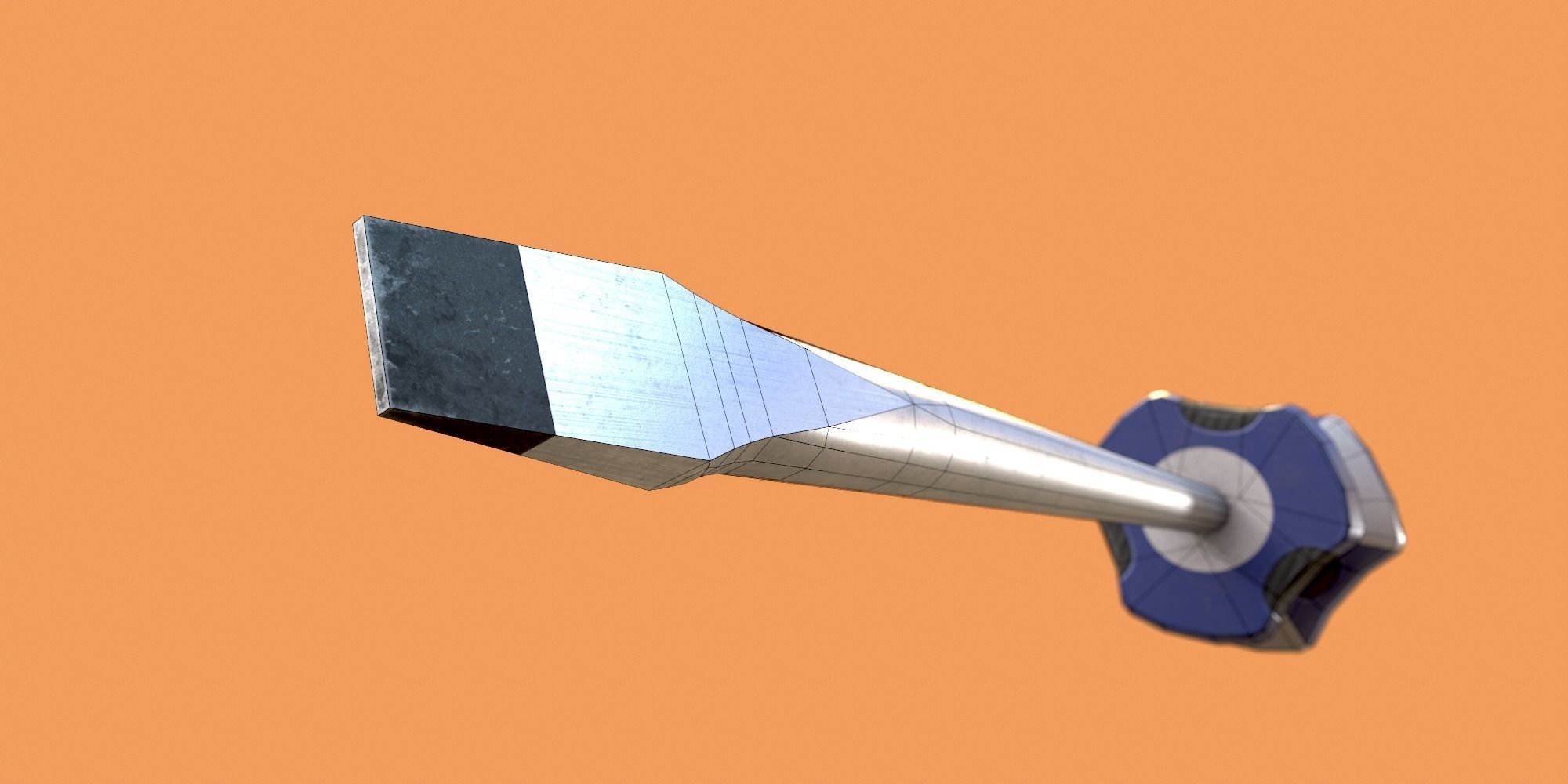 Screwdrivers fortnite weapon Low-poly 3D model_9
