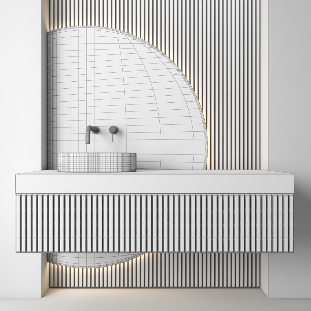 bathroom set 37  3D model_5