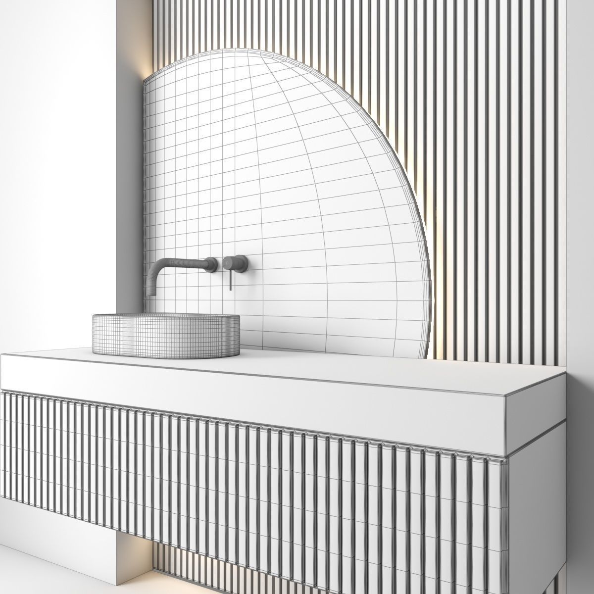 bathroom set 37  3D model_6