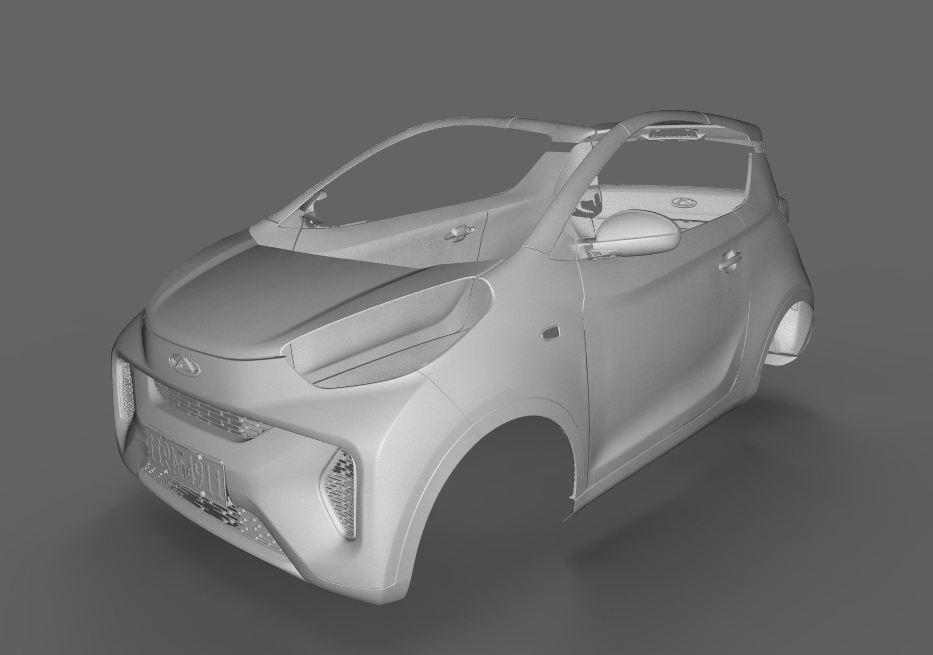 3D Scanned model  Chery Ant 3D print model_4