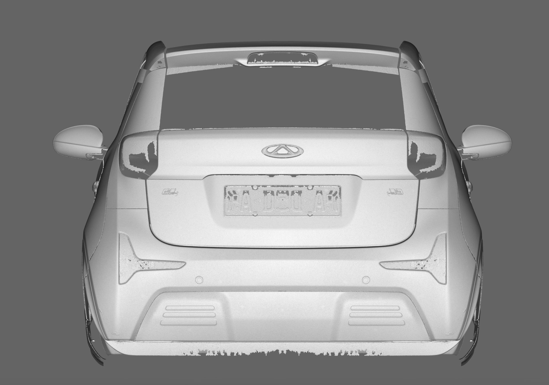 3D Scanned model  Chery Ant 3D print model_1