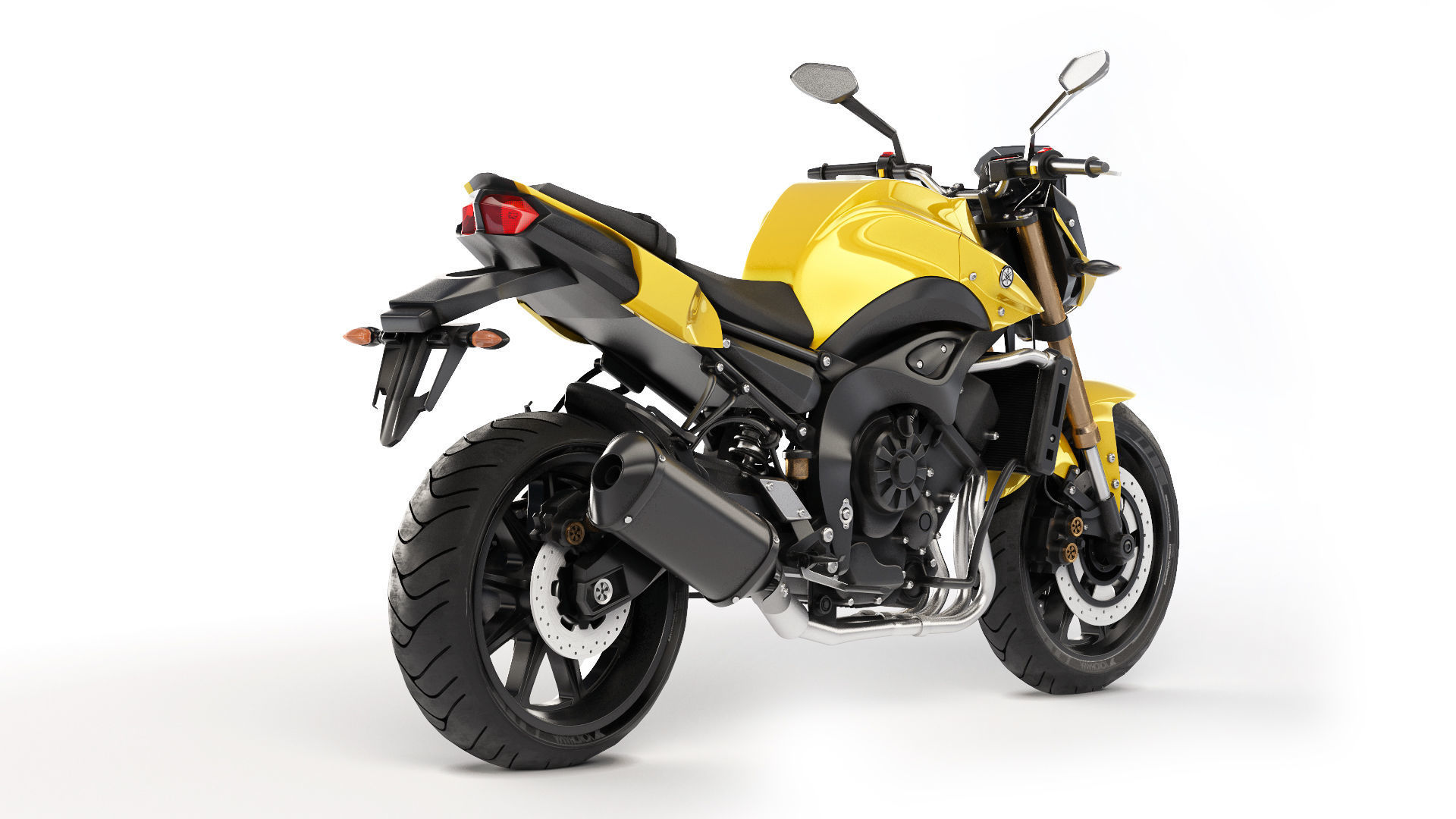 Yamaha FZ8N 2011 3D model_1