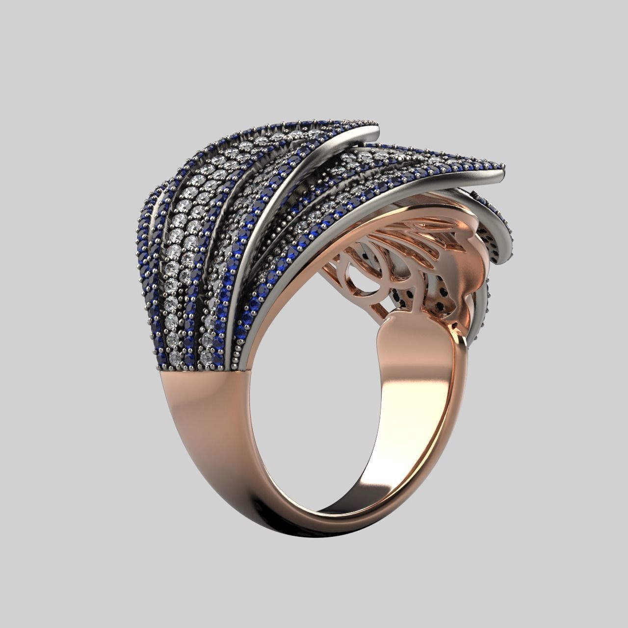 Ring KR 01 3D print model_3