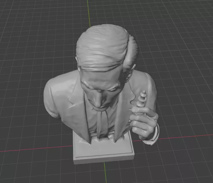 Bobby Fischer 3D print model_7