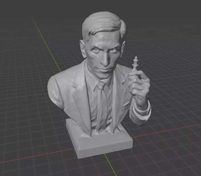 Bobby Fischer 3D print model_18
