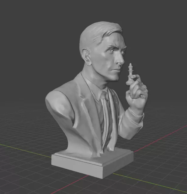 Bobby Fischer 3D print model_19
