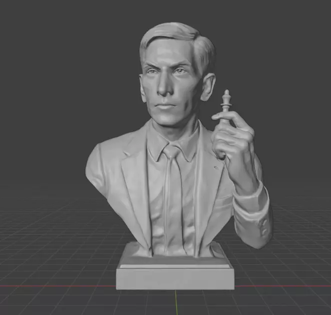 Bobby Fischer 3D print model_11