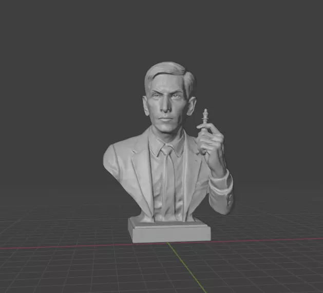 Bobby Fischer 3D print model_17