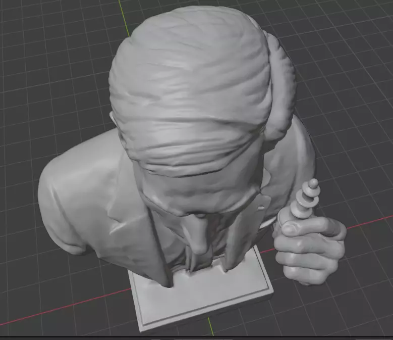 Bobby Fischer 3D print model_13