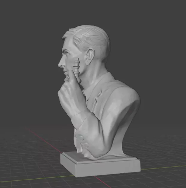 Bobby Fischer 3D print model_1