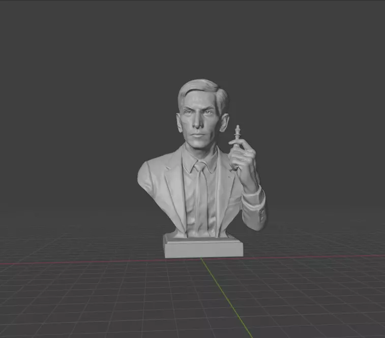 Bobby Fischer 3D print model_0