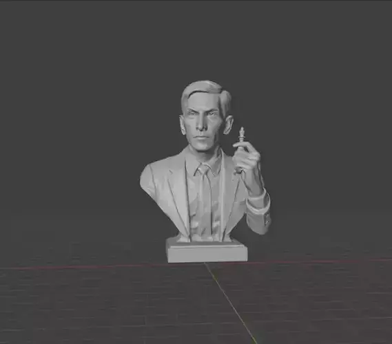 Bobby Fischer 3D print model Bobby Fischer 3D print model