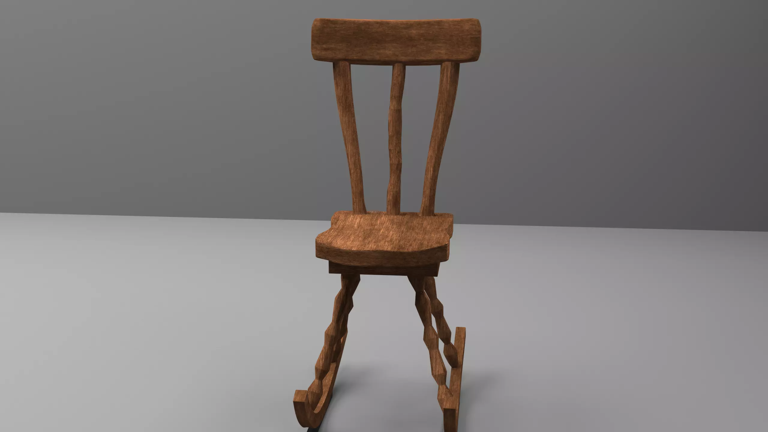 rocking chair Free 3D model_0