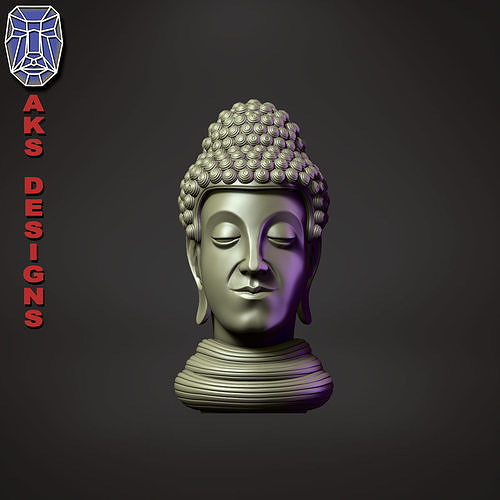 Gautam Buddha v1 Bas relief for wall decoration 3D print model