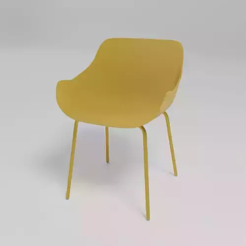Baltic Basic 4-legged polypropylene shell chair