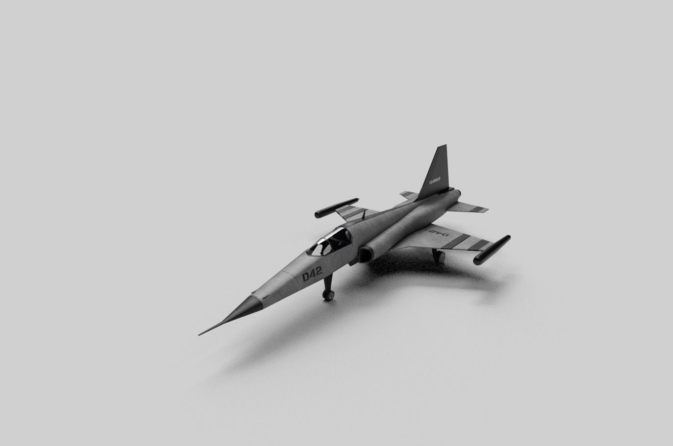 5in1 f14 f5 f313 j10 b52 aircraft low poly Low-poly 3D model_4