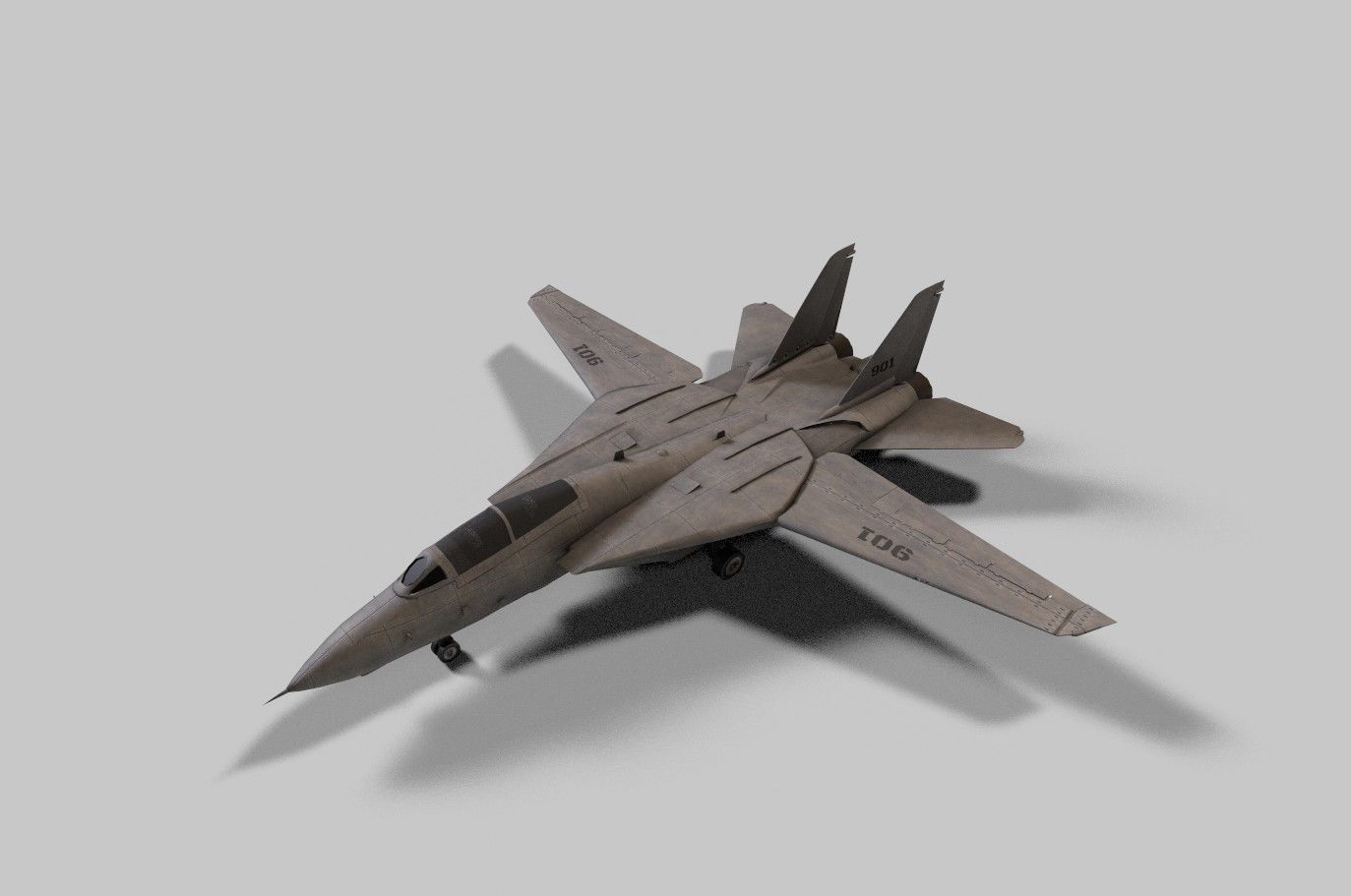 5in1 f14 f5 f313 j10 b52 aircraft low poly Low-poly 3D model_2