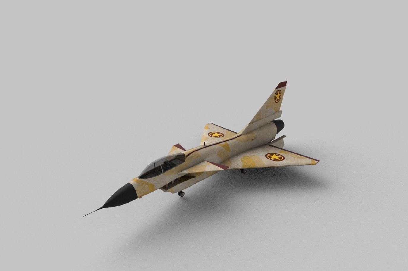 5in1 f14 f5 f313 j10 b52 aircraft low poly Low-poly 3D model_14