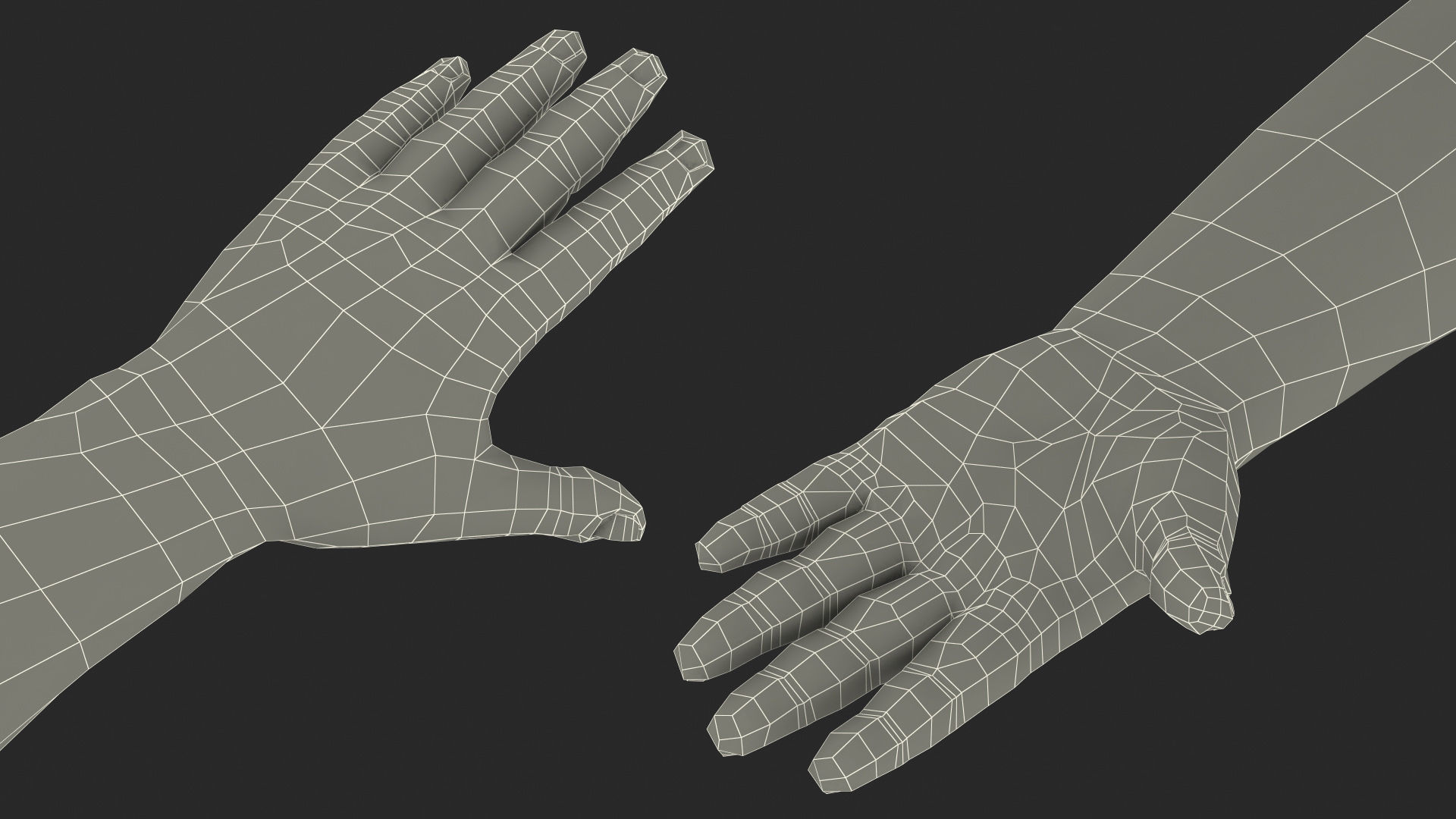 Child Girl Party Style Rigged 3D model_28