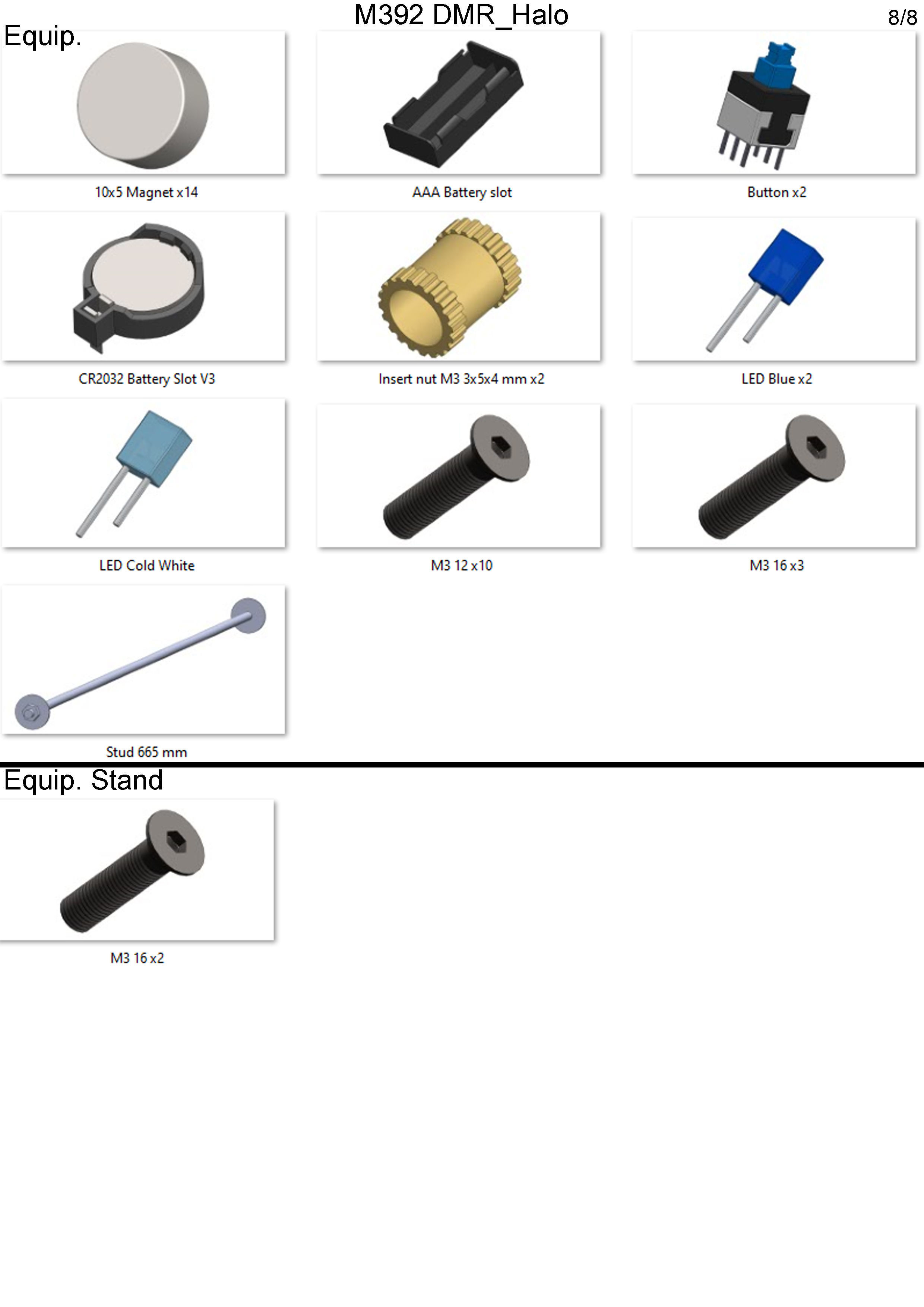 M392 Cannon - Halo - Printable 3d model - STL 3D print model_12