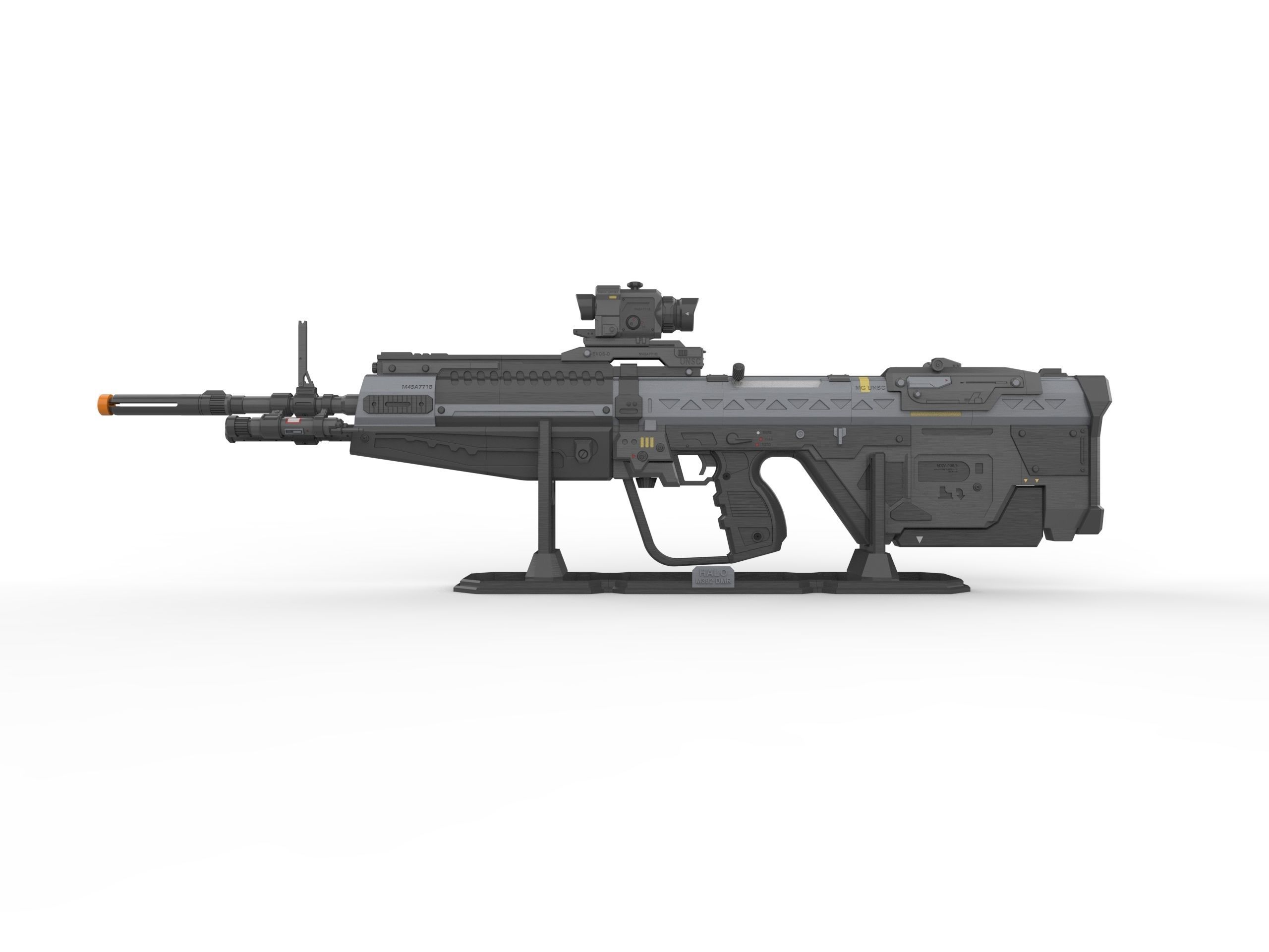 M392 Cannon - Halo - Printable 3d model - STL 3D print model_3