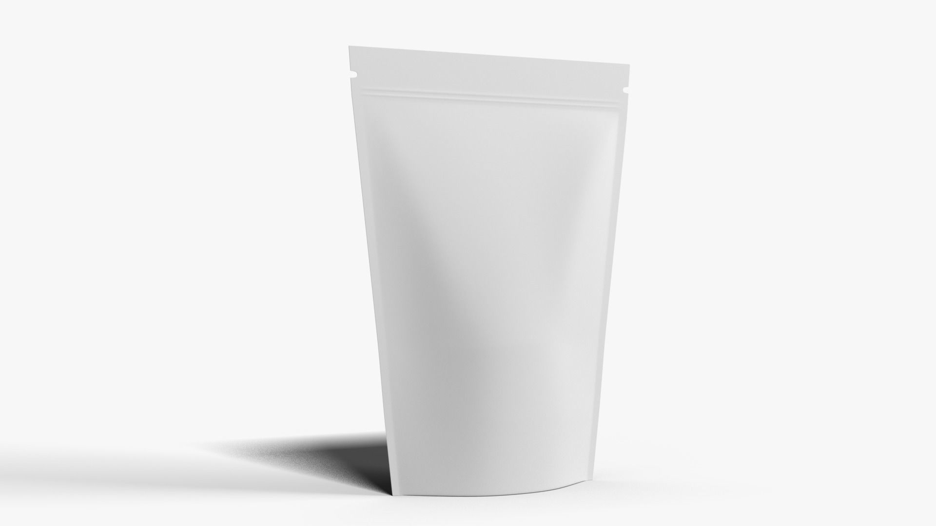 Brown Paper Stand Up Pouch 3D model_9