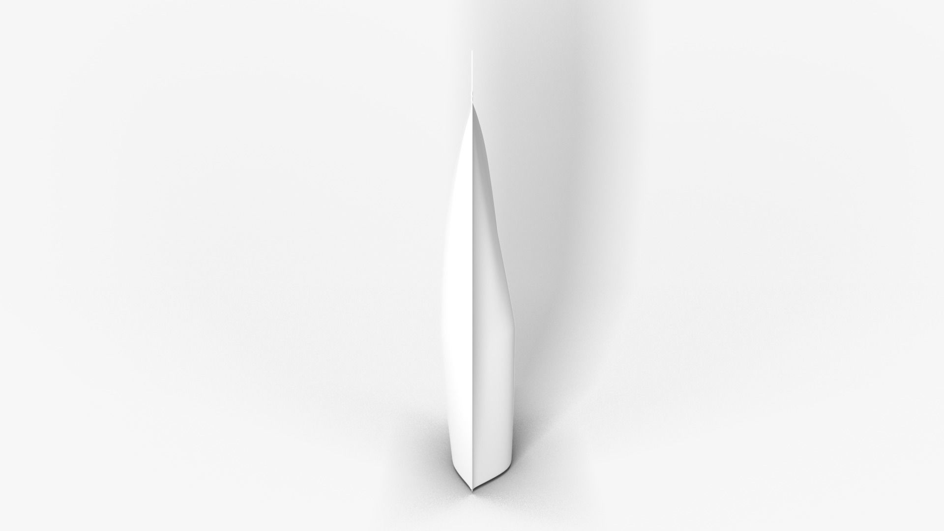 Brown Paper Stand Up Pouch 3D model_12