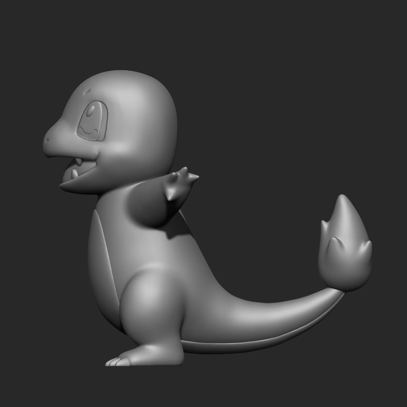 POKEMON - CHARMANDER 3D print model_4