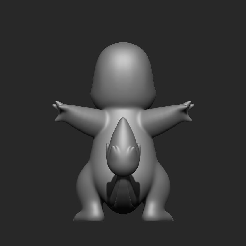 POKEMON - CHARMANDER 3D print model_5