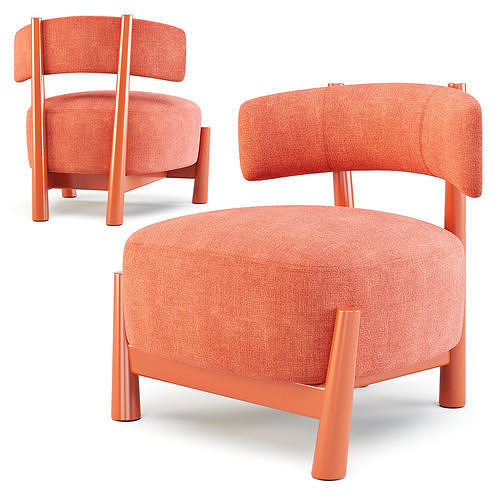 Coedition Dalya - ArmChair Design by Patricia Urquiola 3D model